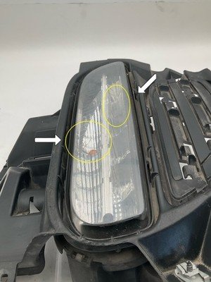 2010-2013 PORSCHE PANAMERA Fog Turn Light Right Passenger w/ Brackets OEM 71k - Image 4