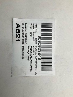 2010-2013 PORSCHE PANAMERA Fog Turn Light Right Passenger w/ Brackets OEM 71k - Image 18