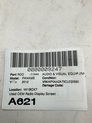 2012 PORSCHE PANAMERA Audio Radio Receiver Display Screen 7" OEM 97064217802 - Image 8
