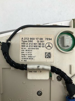 2013 MERCEDES CLS 550 W218 Front Console Overhead Dome Light OEM Tested - Image 7