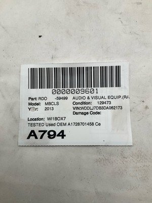 2012-2014 MERCEDES CLS550 W218 Console Head Unit Controller Knob Multi Switch - Image 8