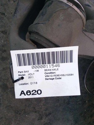 2011 CHEVY VOLT Rear Beam Axle Original Chevy Part OEM - Image 4