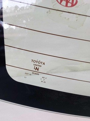 2003-2008 TOYOTA COROLLA Back Glass Window Non Heated OEM 6481102200 - Image 4