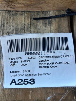 2009-2012 BMW 750LI F02 Rear Crossmember Subframe OEM 33316775880 100k Miles - Image 19