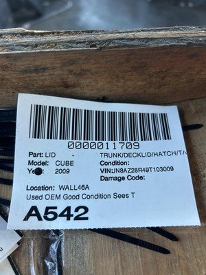 2009-2010 NISSAN CUBE Back Door JAC Moss Green Pearl Metallic OEM KMA0M1FCMA - Image 23