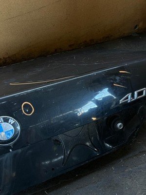 1995-2001 BMW 740i E38 Trunk Decklid Panel Black OEM 416282305620 - Image 6