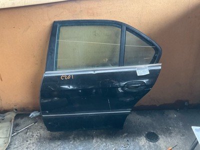 1995-2001 BMW 740i E38 Rear Door Left Driver Sedan Black OEM 41528223886