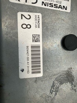 2018-2020 NISSAN MAXIMA Engine Motor Brain Box Control Module 3.5 OEM NEC035602 - Image 5