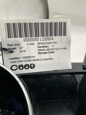 2016-2017 JAGUAR XF Premium Prestige Speedometer Cluster OEM GX6310849AG - Image 7