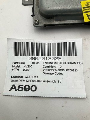 2020-2021 NISSAN NV 200 Engine Motor Brain Box Contol Module OEM NEC982040 2.0L - Image 6