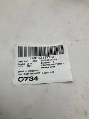 2007-2008 LEXUS LS460 Speedometer Cluster OEM 8380050351 Parts ONLY OEM - Image 7