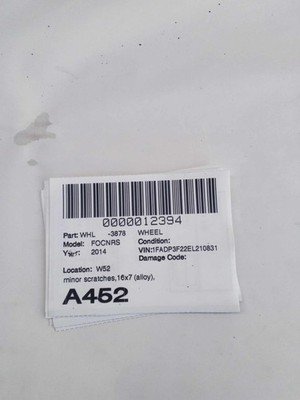 2012-2014 FORD FOCUS Wheel Rim 16x7" Alloy 5 Double Spoke OEM CV6Z1007D - Image 5