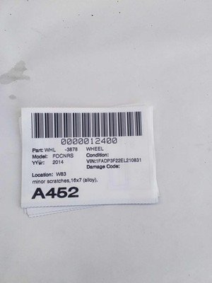 2012-2014 FORD FOCUS Wheel Rim 16x7" Alloy 5 Double Spoke OEM CV6Z1007D - Image 5