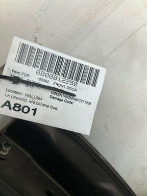 2013-2015 NISSAN PATHFINDER Front Door Left Driver NO Chrome Moulding OEM - Image 9