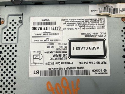 2015-2017 ROGUE EXCEPT SPORT Information Radio Navigation Display Screen 7" OEM - Image 4