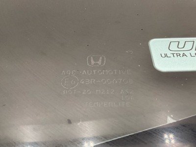 2009-2014 HONDA FIT Quarter Glass Window Left Rear Driver OEM 73551TF0E01 - Image 6