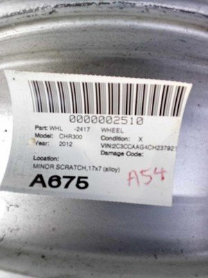 2011-2014 CHRYSLER 300 Wheel Rim 17x7" Alloy 12 Spoke Silver OEM 1LS51TRMAB - Image 7