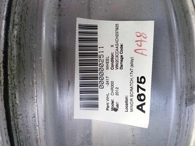 2011-2014 CHRYSLER 300 Wheel Rim 17x7" Alloy 12 Spoke Silver OEM 1LS51TRMAB - Image 7