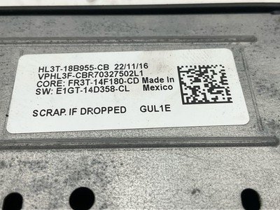 2017 FORD PICKUP F150 Information Radio Display Screen 4.2" OEM HL3T18B955CB - Image 3