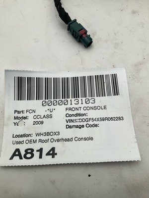 2009-2014 MERCEDES C300 W204 Overhead Dome Light Lamp OEM A2048209701 - Image 6