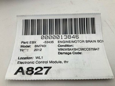 2011-2012 BMW 740Li F02 ECU ECM Engine Control Module Thru 8/11 OEM 7622915 - Image 6