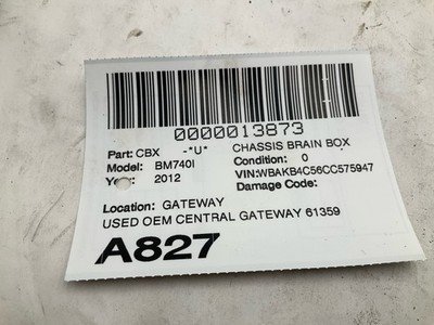 2011-2012 BMW 740Li F01 F02 Central Gateway Control Module OEM 61359266407 - Image 6