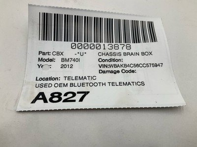 2011-2012 BMW 740Li F01 F02 Harman Bluetooth Telematics OEM 84109257153 - Image 6