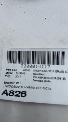 2016-2018 BMW F30 330E Engine Control Module ECU ECM OEM 8693213 2.0L Hybrid - Image 13