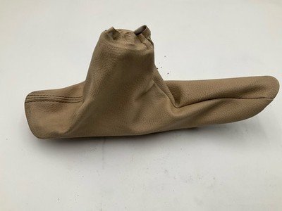 2017 BMW F30 330E Emergency Brake Parking Hand Brake Leather Boot Tan OEM