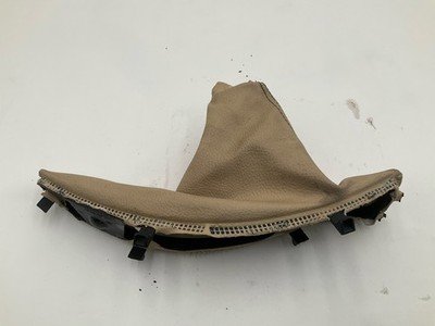 2017 BMW F30 330E Emergency Brake Parking Hand Brake Leather Boot Tan OEM - Image 2