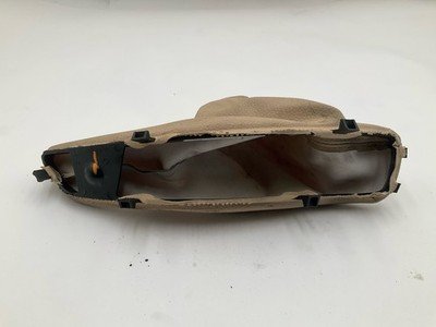 2017 BMW F30 330E Emergency Brake Parking Hand Brake Leather Boot Tan OEM - Image 3