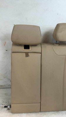 2017 BMW F30 330e Rear Double Seat Backrest with Headrest Only Tan OEM - Image 2