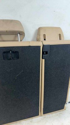2017 BMW F30 330e Rear Double Seat Backrest with Headrest Only Tan OEM - Image 14
