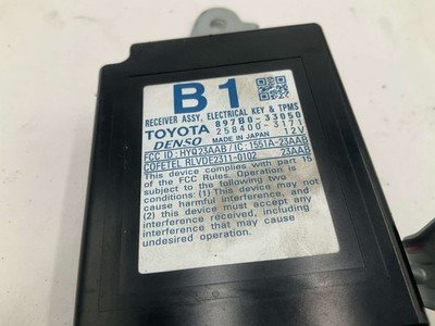 2014-2018 LEXUS ES350 Tire Pressure TPMS Control Module w/ 59k OEM 897b033050 - Image 2