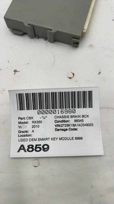 10 2010 LEXUS RX350 Theft Locking Smart Key Keyless Control Module 899900E011 - Image 7