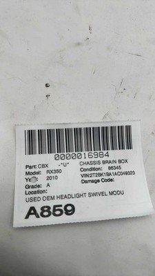 10 11 12 13 LEXUS RX350 Headlight Swivel Control Module 8994048220 OEM 86k - Image 5