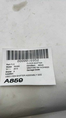 10 2010 LEXUS RX350 Floor Shifter Gear Selector AT 86k Canada Built 335600E070 - Image 11