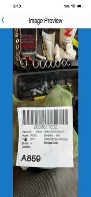 10 11 12 13 14 15 LEXUS RX350 Rear Drive Shaft AWD 86k 371000E060 OEM - Image 18