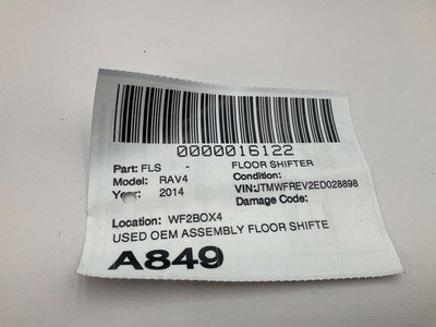 13 14 15 TOYOTA RAV4 Floor Shifter Gear Selector AT 2.5L XLE 3355042270B1 OEM - Image 4