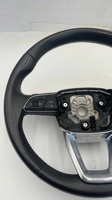 18 19 20 AUDI Q5 Steering Wheel Black Leather Paddle Shifters 80A419091 OEM 64k - Image 2
