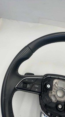 18 19 20 AUDI Q5 Steering Wheel Black Leather Paddle Shifters 80A419091 OEM 64k - Image 3
