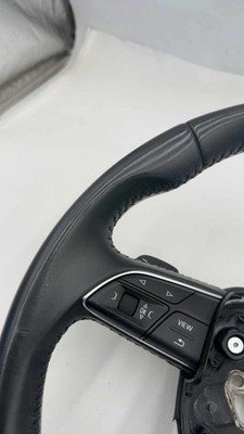 18 19 20 AUDI Q5 Steering Wheel Black Leather Paddle Shifters 80A419091 OEM 64k - Image 7