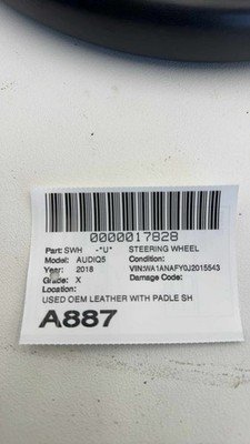 18 19 20 AUDI Q5 Steering Wheel Black Leather Paddle Shifters 80A419091 OEM 64k - Image 13