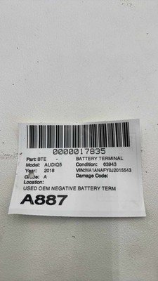 18 19 20 21 22 23 24 AUDI Q5 Negative Battery Terminal Cable 8S0915181C OEM - Image 7