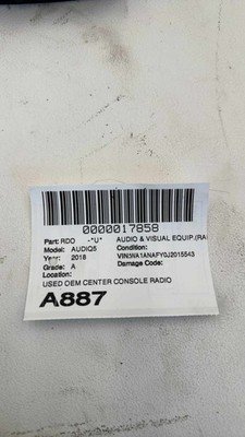 18 19 20 AUDI Q5 Radio Media Navigation Control Panel Controller 80A919614A OEM - Image 10