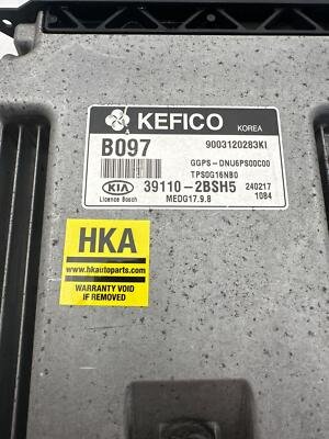 2014-2016 KIA SOUL Engine Motor Brain Box OEM 391102BSH5 116k Miles - Image 5