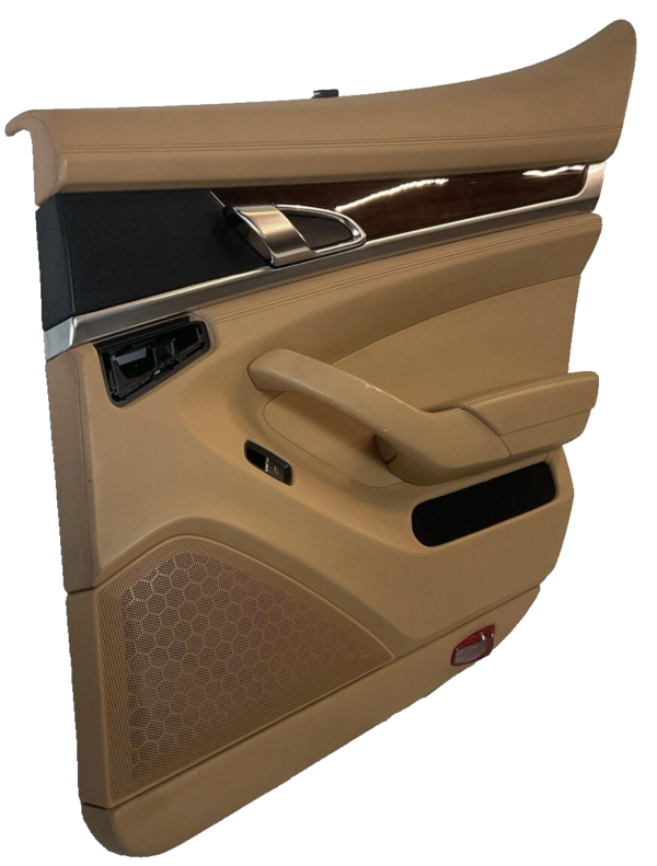 2011 Porsche Panamera Rear Door Trim Panel Rh Oem Cream Color - Image 5