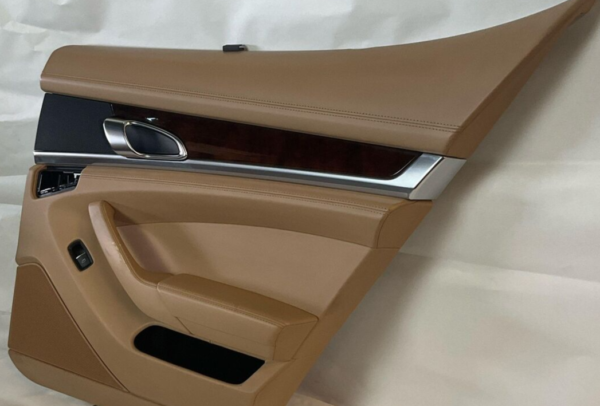 2011 Porsche Panamera Rear Door Trim Panel Rh Oem Cream Color - Image 8