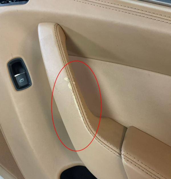 2011 Porsche Panamera Rear Door Trim Panel Rh Oem Cream Color - Image 13