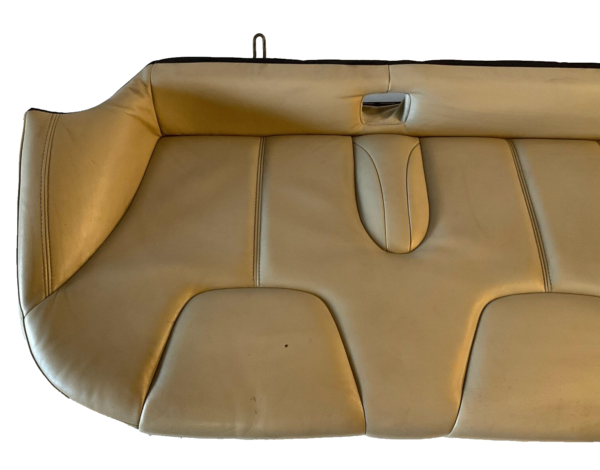 2015 Tesla S Rear Lower Cushion Cream Leather - Image 2